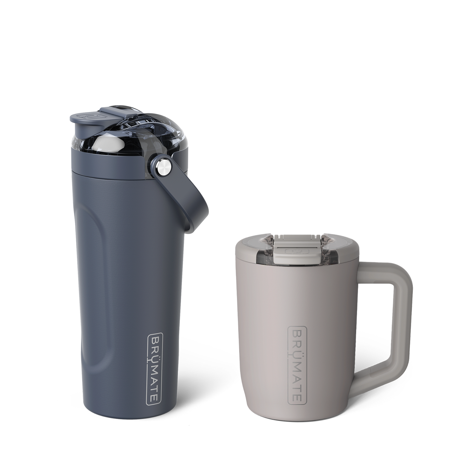 Hydrate + Caffeinate Bundle | Mocha & Nightfall Blue | 15oz/25oz O3 image 1