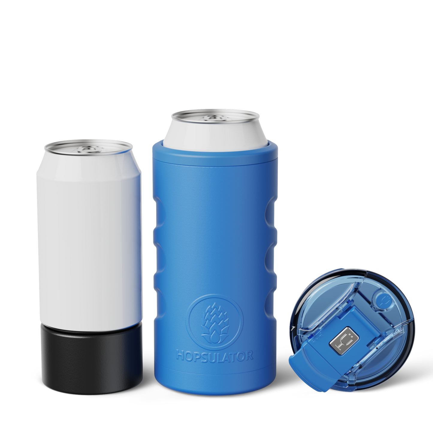 Retro Hopsulator Trio | Matte Azure | 12/16oz Standard Cans S7 image 1