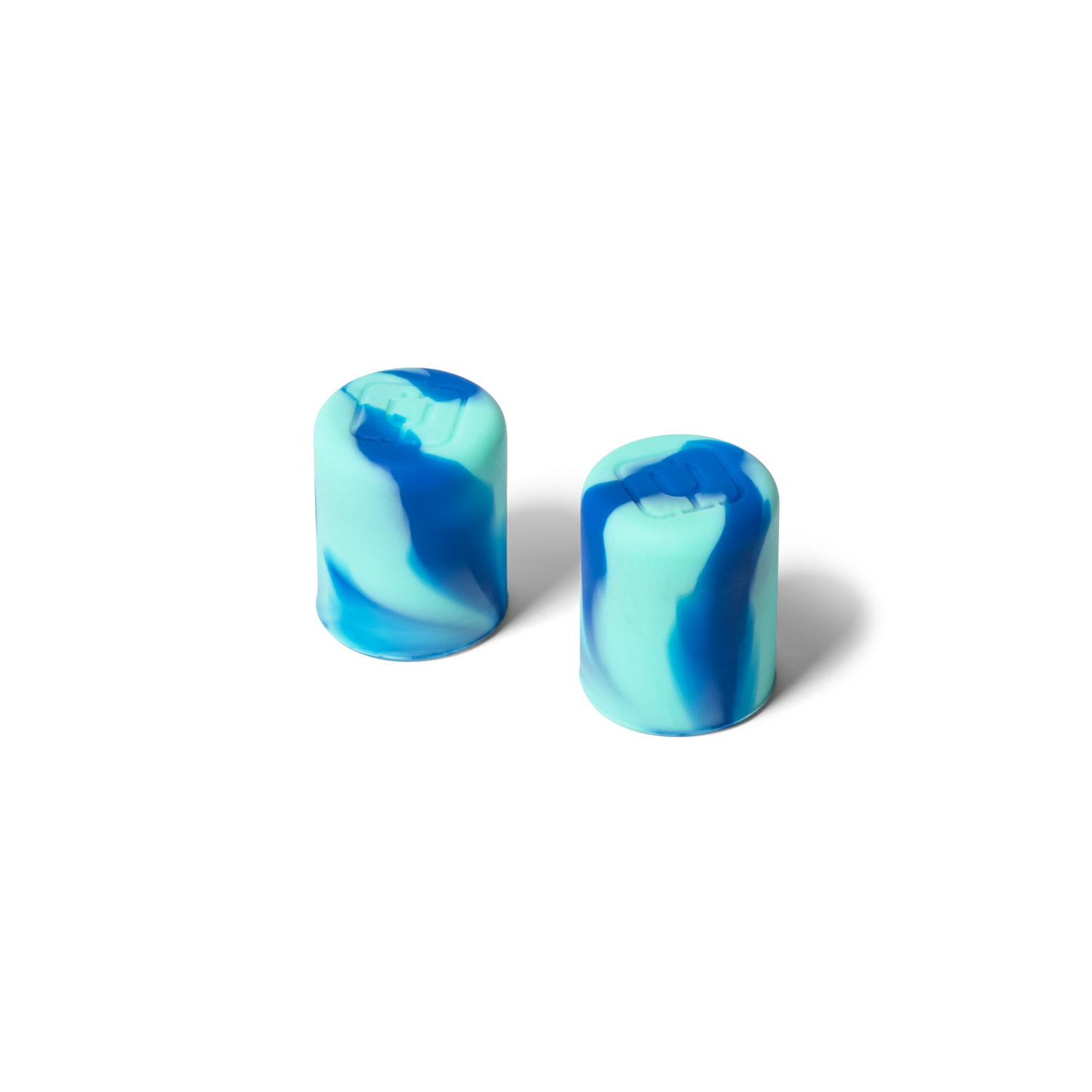 Magnetic Straw Cover | Ocean Swirl | 2-Pack D1 image 1