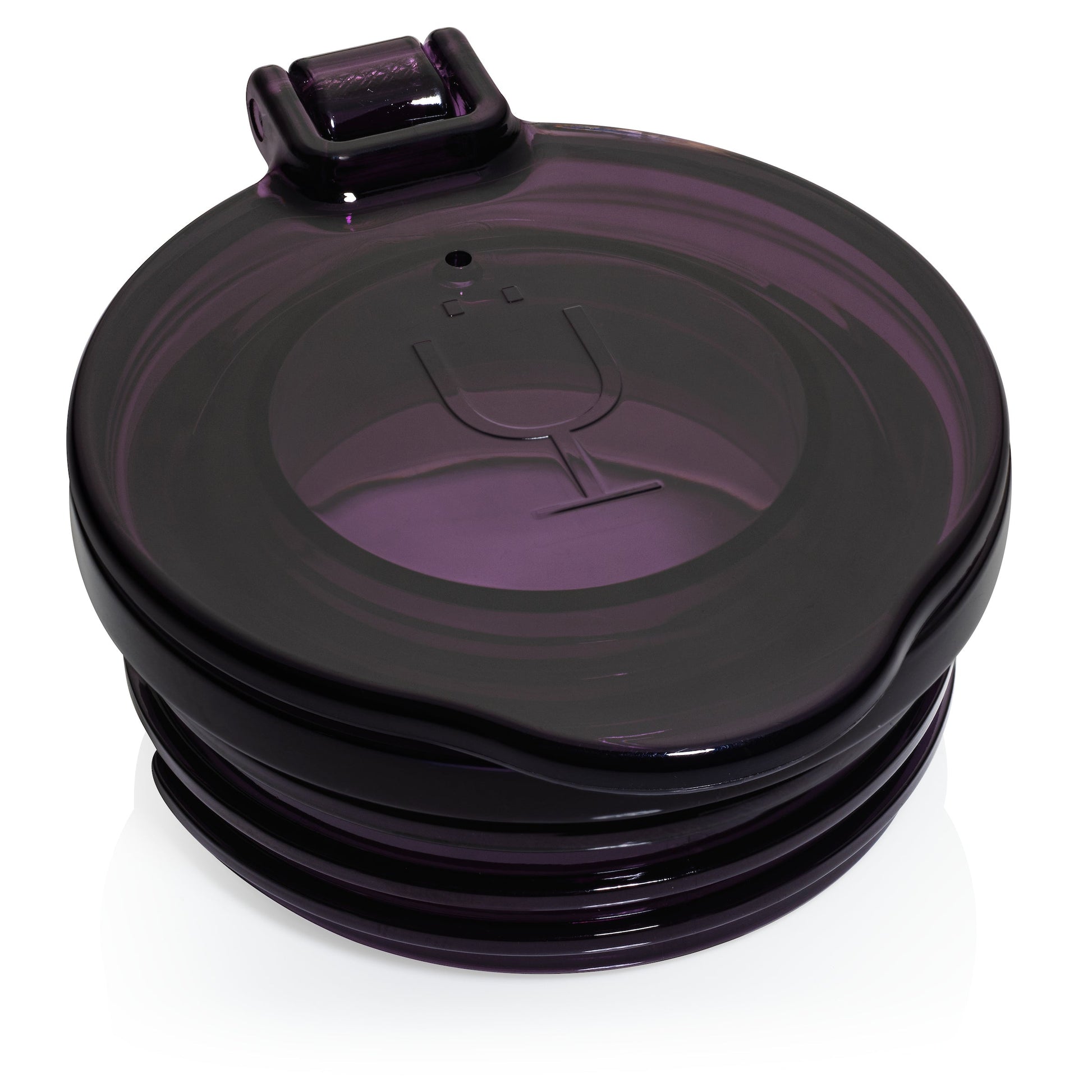 Champagne Flute Replacement Lids | (Clear, Purple & Black) F7 image 1