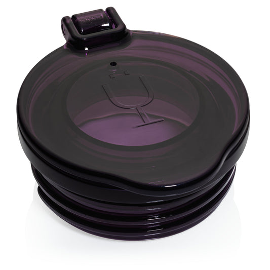 Champagne Flute Replacement Lids | (Clear, Purple & Black) F7 image 1