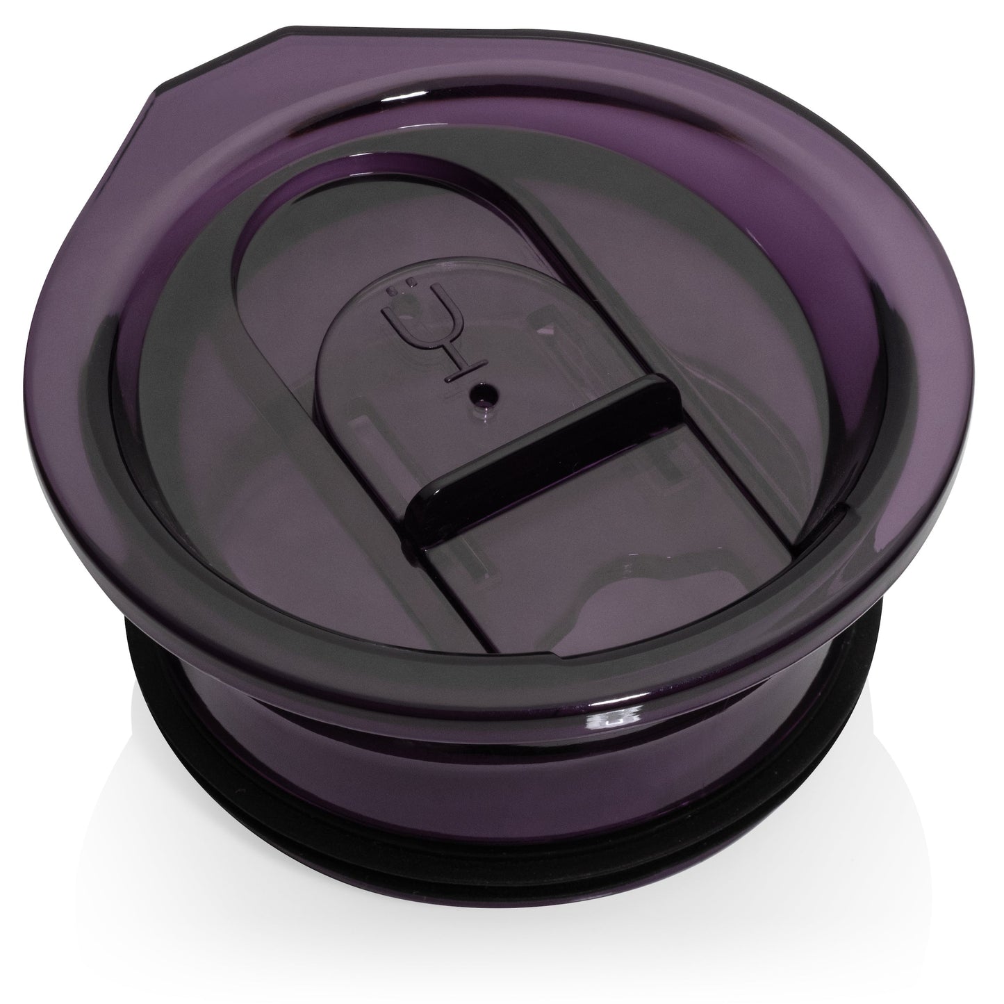 Hopsulator Slim Tumbler Lids (Clear, Black and Purple) Z2 image 2