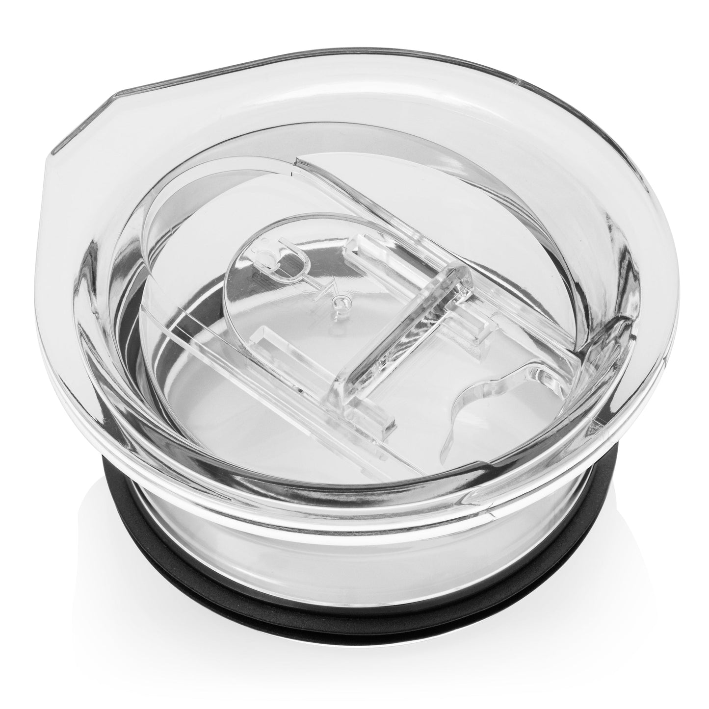 Hopsulator Slim Tumbler Lids (Clear, Black and Purple) Z2 image 1