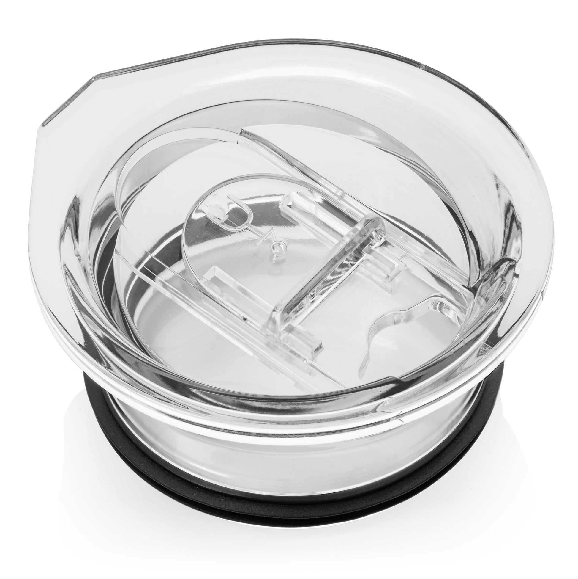 Hopsulator Slim Tumbler Lids (Clear, Black and Purple) Z2 image 1