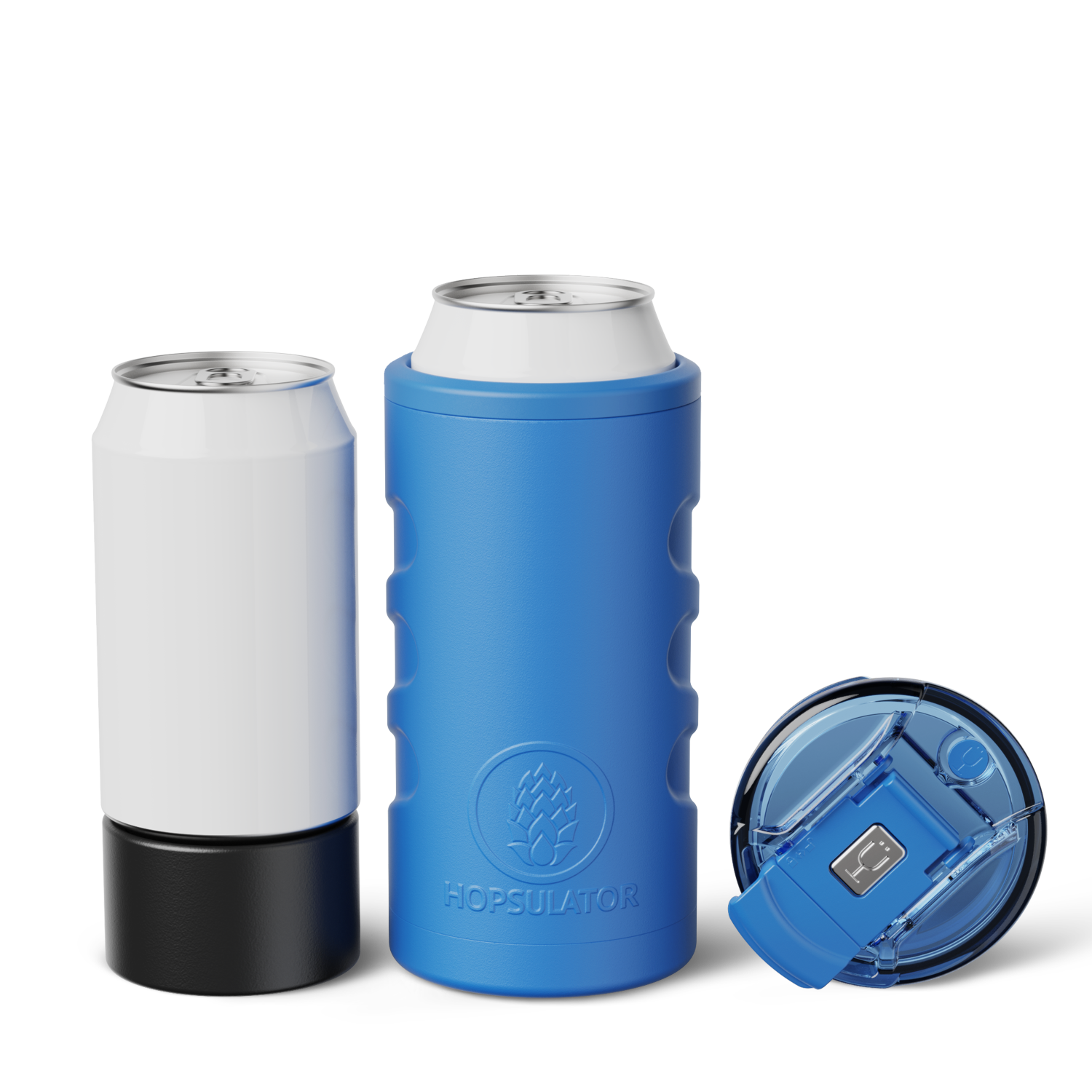 Retro Hopsulator Trio | Matte Azure | 12/16oz Standard Cans S7 image 1