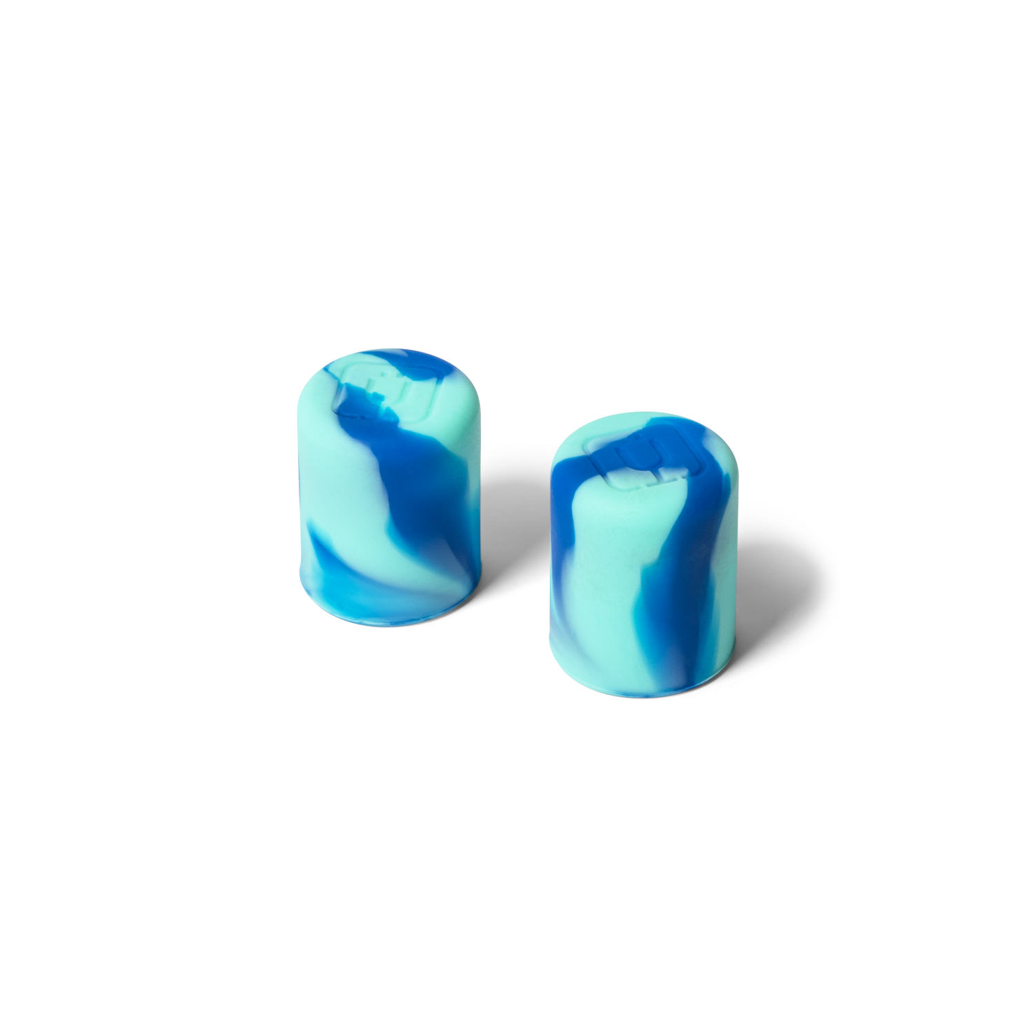 Magnetic Straw Cover | Ocean Swirl | 2-Pack D1 image 1